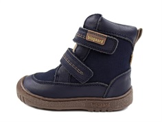 Bisgaard marine winter boot Huxie with velcro and TEX